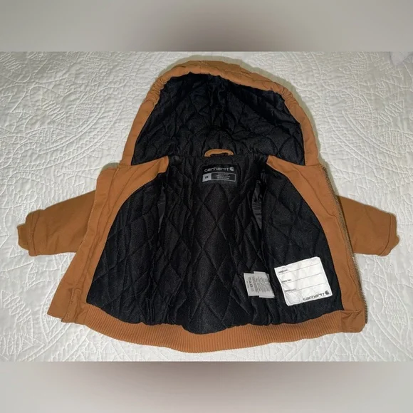 6 Month Hooded Insulated Carhartt Jacket - Picture 3 of 3